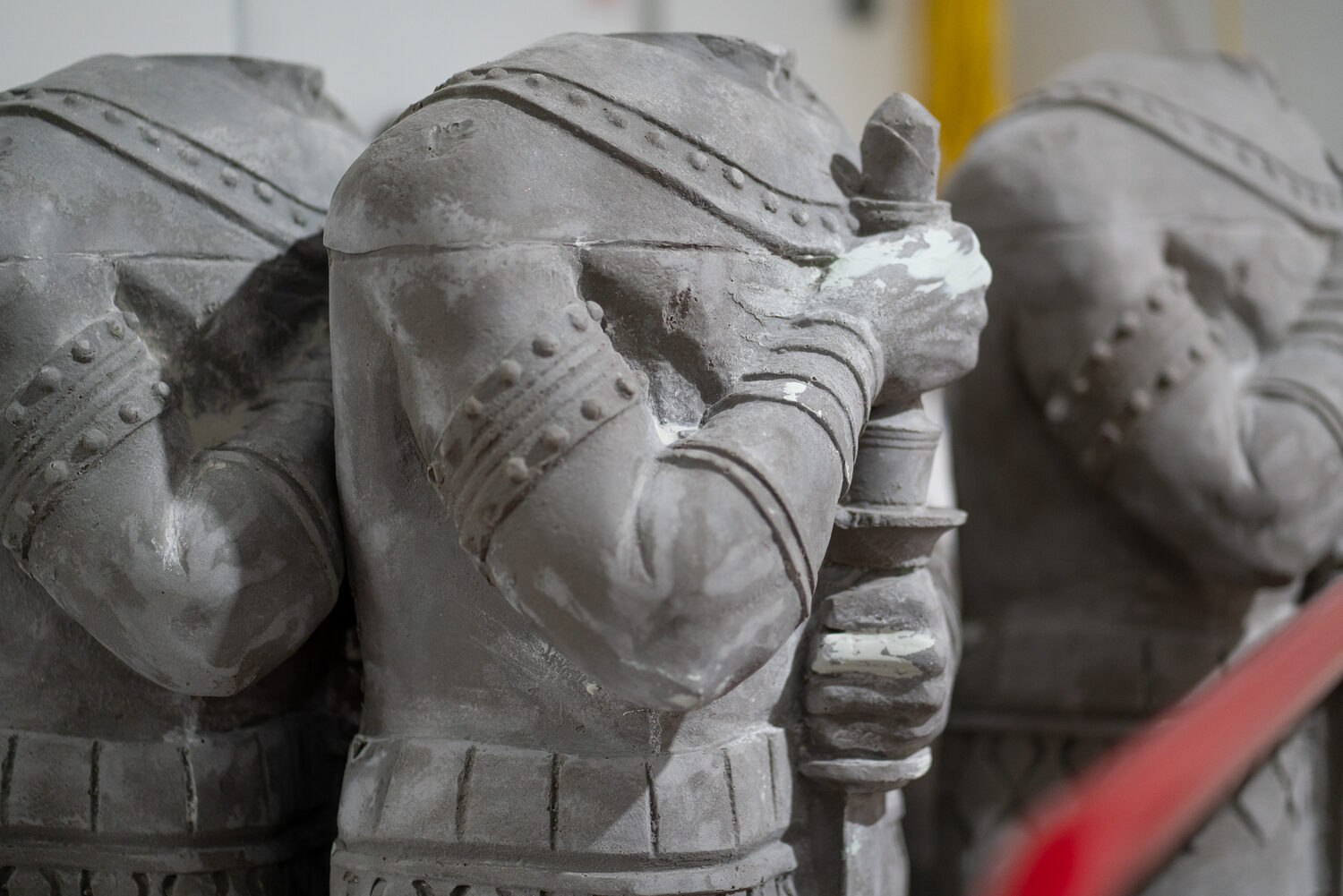 Carved sculptural figures